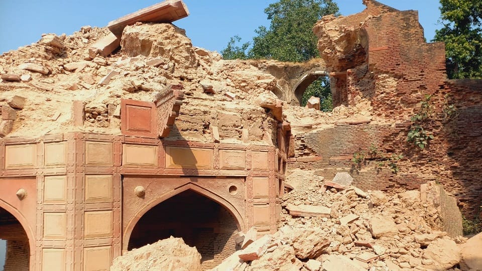Aurangzeb's mansion demolished: State Archaeological Department conducted a survey DM sought a report