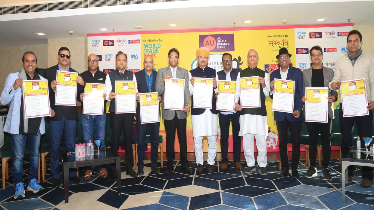 Jaipur News: 16th AU Jaipur Marathon will be held on 2nd Feb., schedule calendar launched in grand ceremony