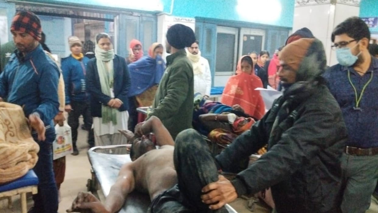 Bihar News Crazy young man tried to commit suicide in Vaishali police admitted him to hospital