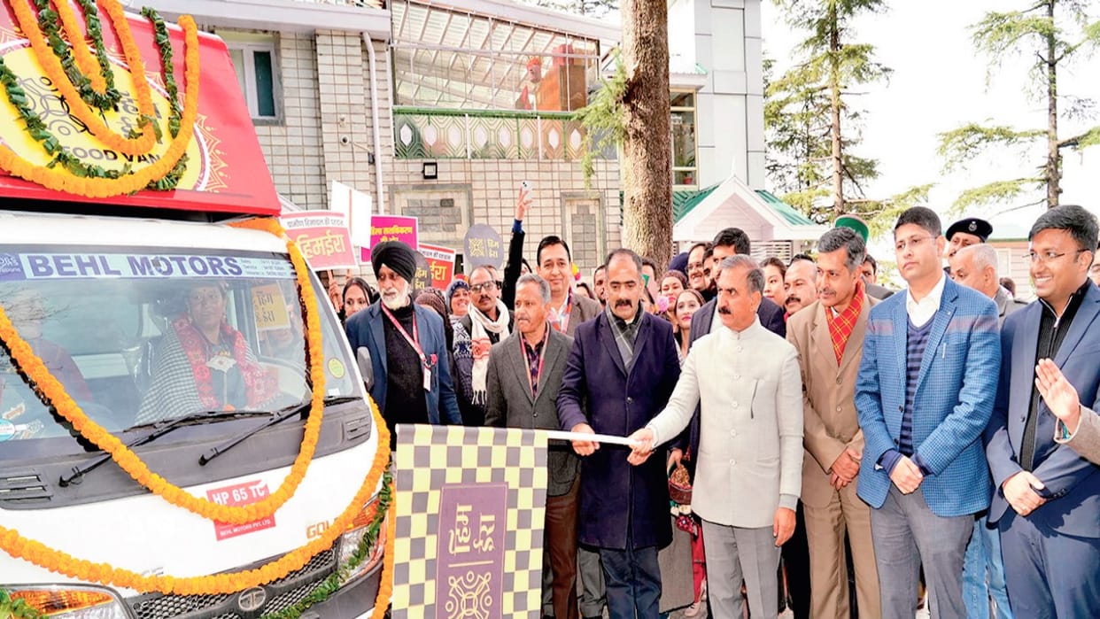 CM sukhvinder Sukhu said- Women will now set up food vans on NH and serve Himachali dishes