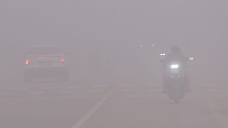 Fog in Chandigarh mausam update