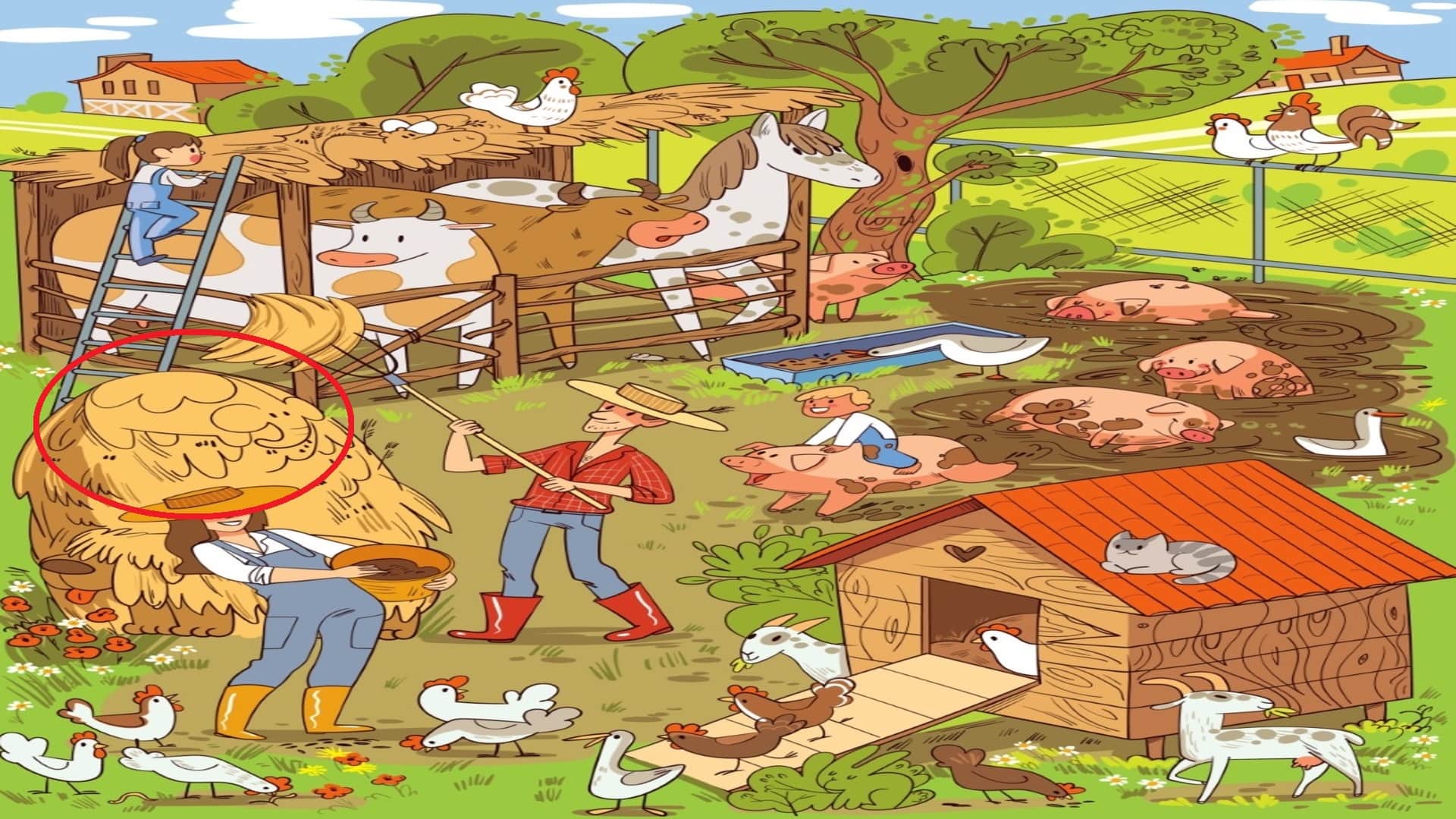 optical illusion iq test brain test if you have hawk eyes then find elephant in 11 seconds