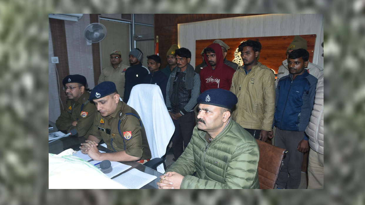 Unnao: Six interstate smugglers arrested with 1.12 quintals of ganja