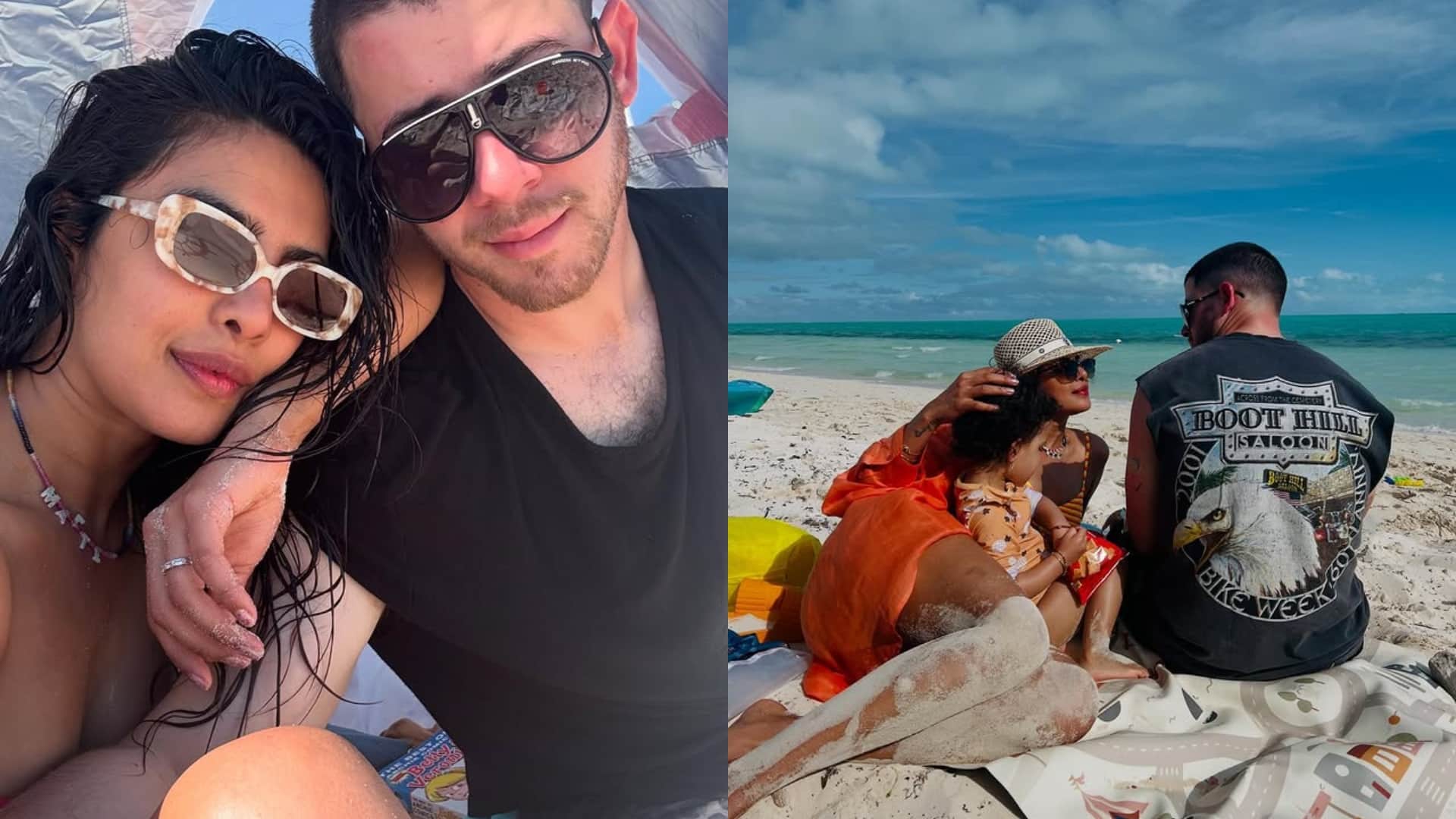 Priyanka Chopra Beach Vacation With Husband Nick Jonas And Daughter Malti