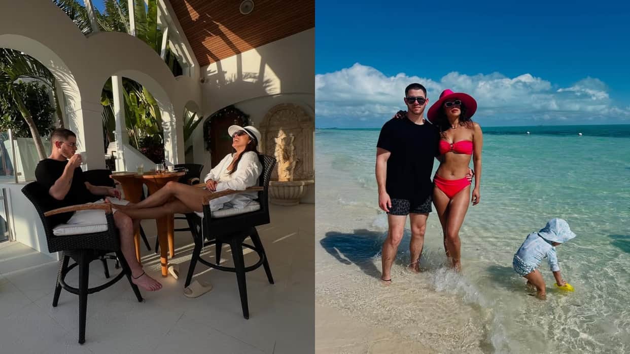 Priyanka Chopra Beach Vacation With Husband Nick Jonas And Daughter Malti