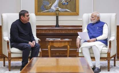 PM MODI AND Vishal Sikka