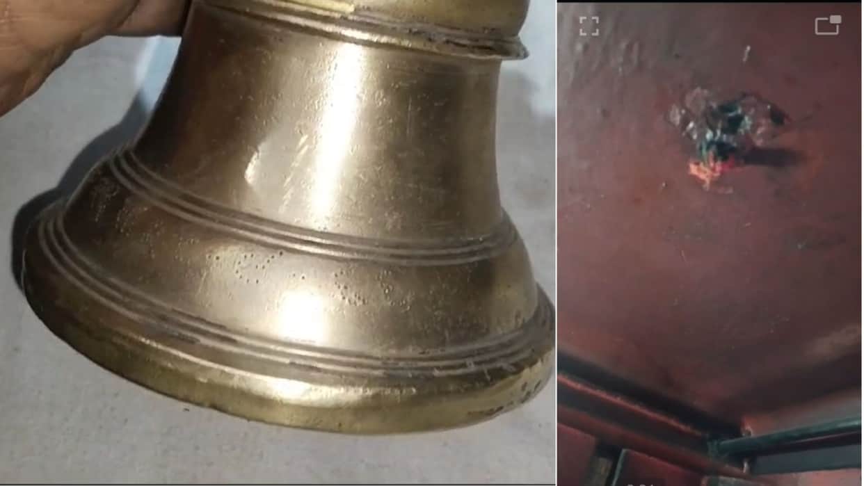 Temple Bell Rings at Midnight, Villagers Catch Alleged Thief with 40 Bells