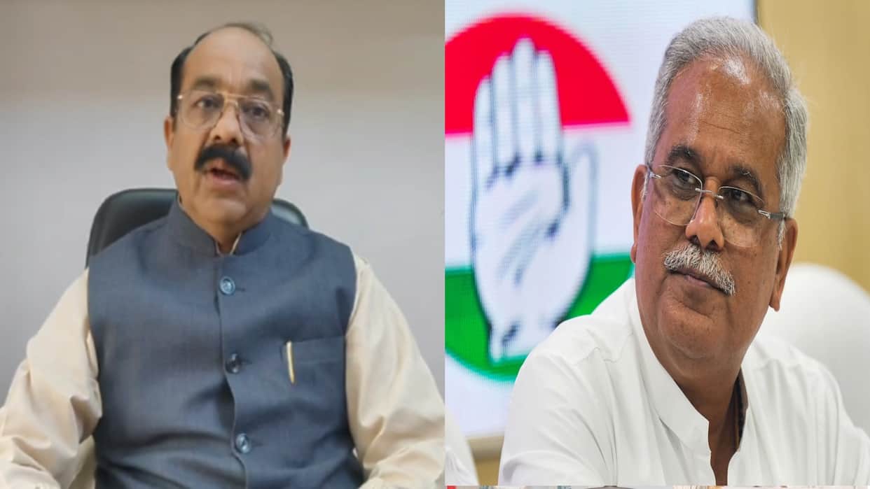Deputy CM Arun Sao attacks former CM says Bhupesh Baghel never wanted Naxalism to end in Raipur