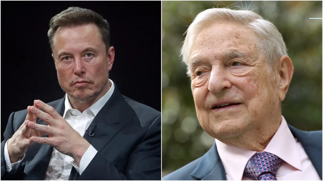 Elon Musk blasts Joe Biden for awarding Presidential Medal to George Soros