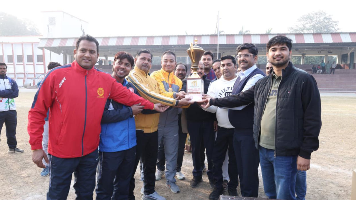 In Gorakhpur Football tournament, North Eastern Railway Headquarters became champion in the title clash.