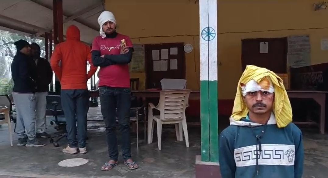 There was a fierce fight between two parties in the land dispute