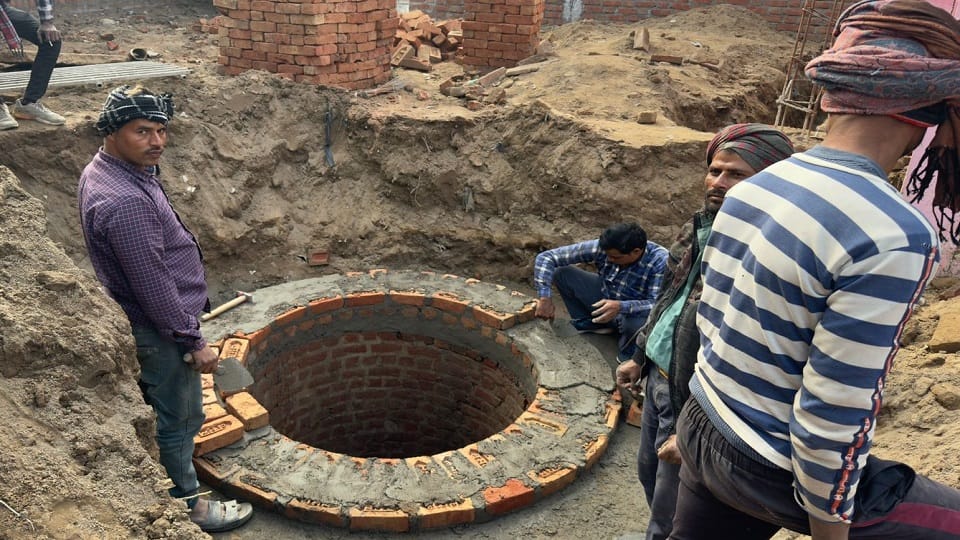 A well was found during the excavation of the temple