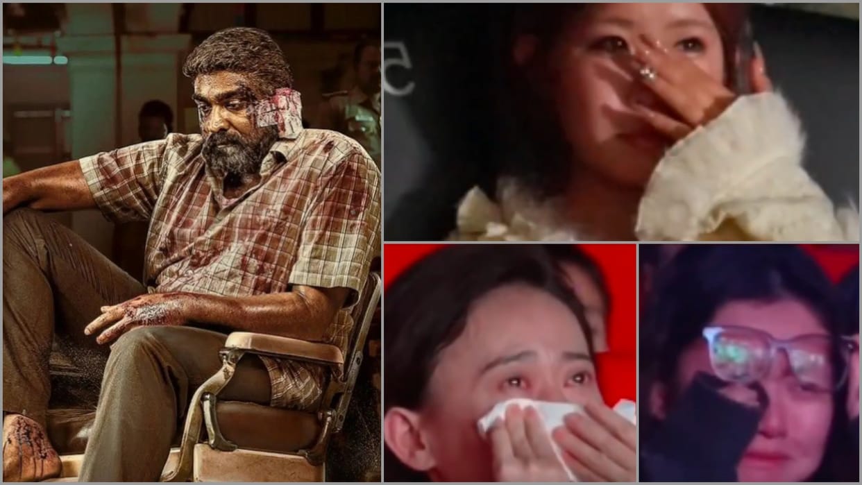 Vijay Sethupathi movie maharaja video viral claimed chinese audience in tears while watching film
