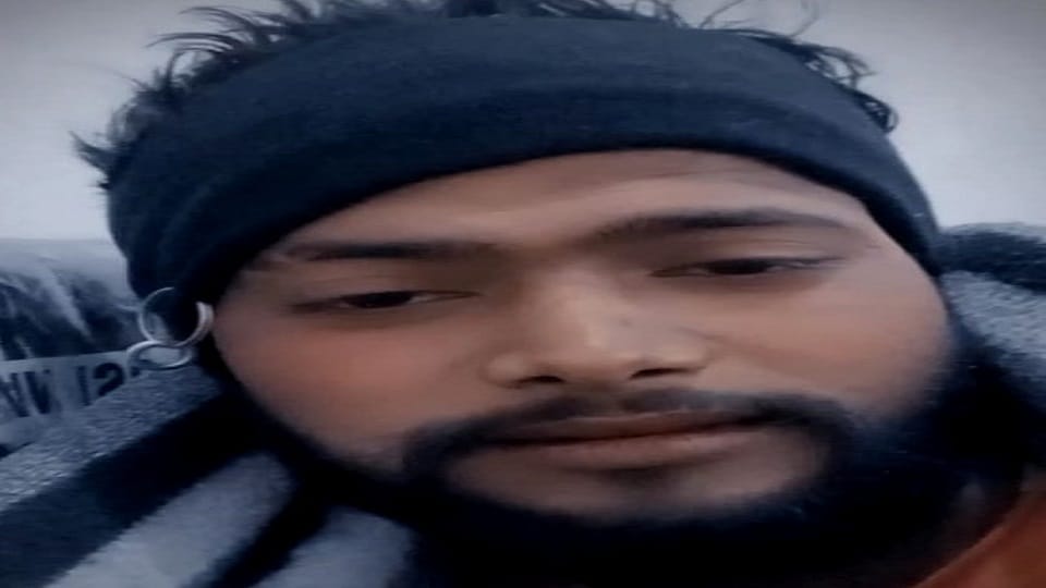 young man committed suicide by hanging, posted it on Instagram