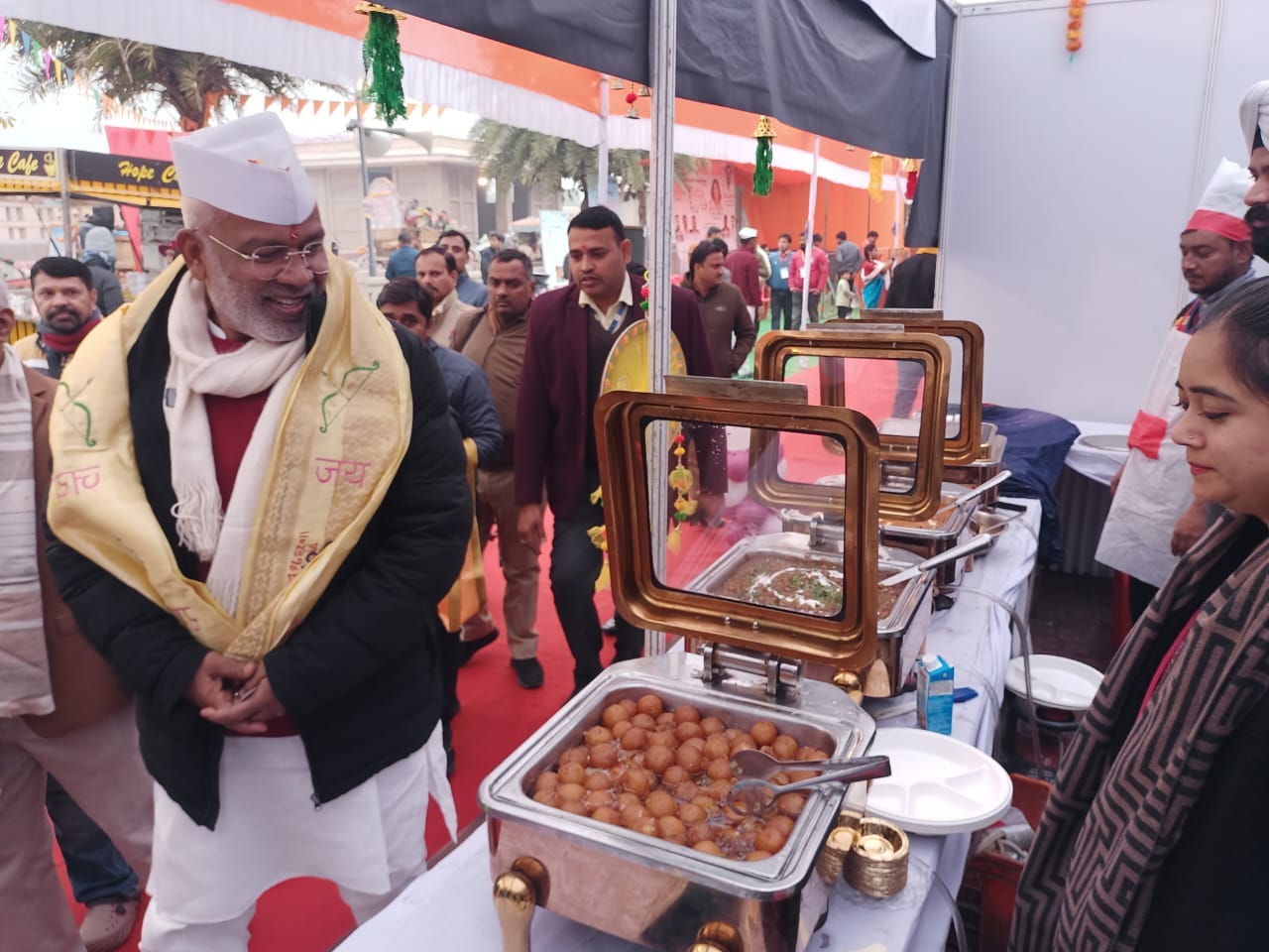 Cabinet minister Swatantra Dev Singh in Amar Ujala Sangam.