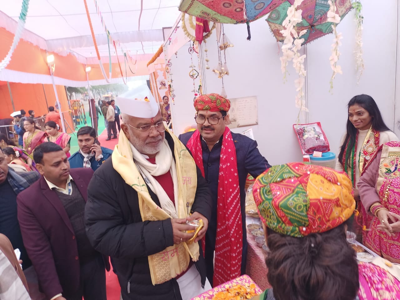 Cabinet minister Swatantra Dev Singh in Amar Ujala Sangam.
