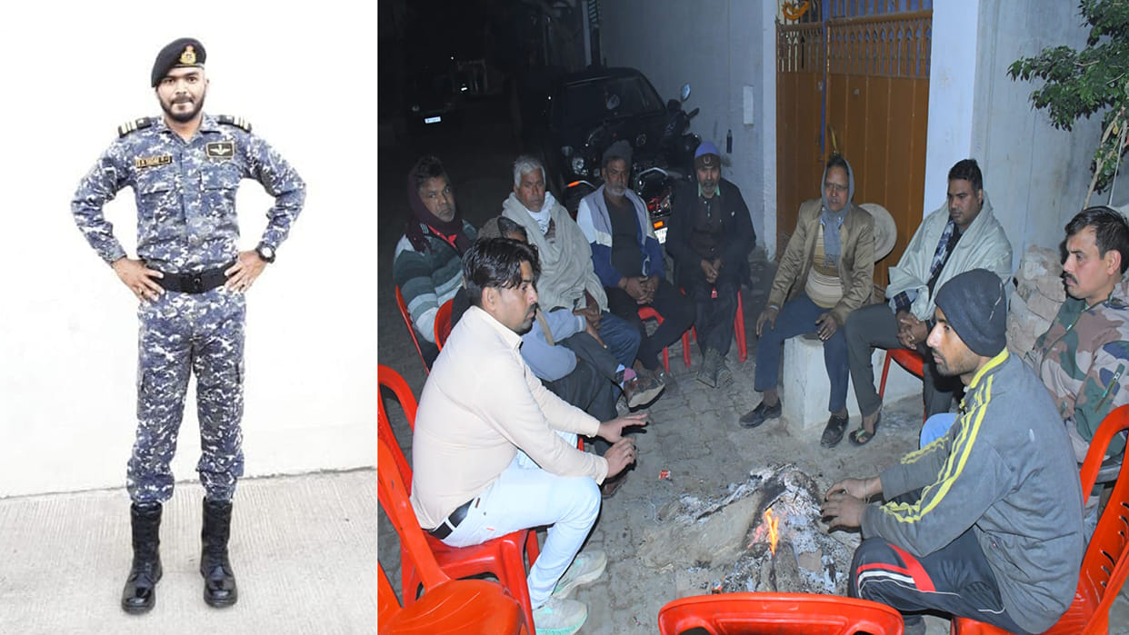 Kanpur: Pilot Sudhir Yadav dies in a helicopter accident in Porbandar