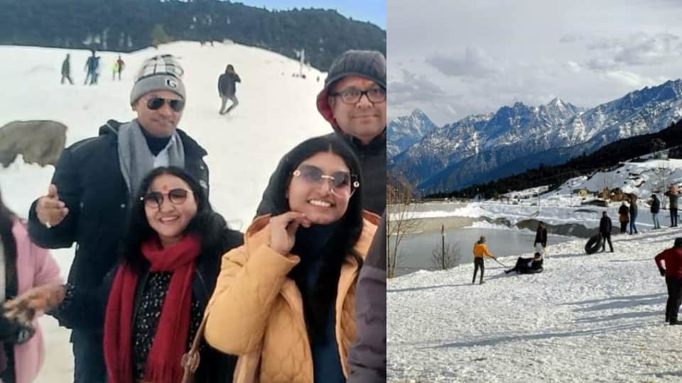 Uttarakhand Weather Update snowfall in Badrinath Hemkund Sahib Auli buzzing with tourists See Photos
