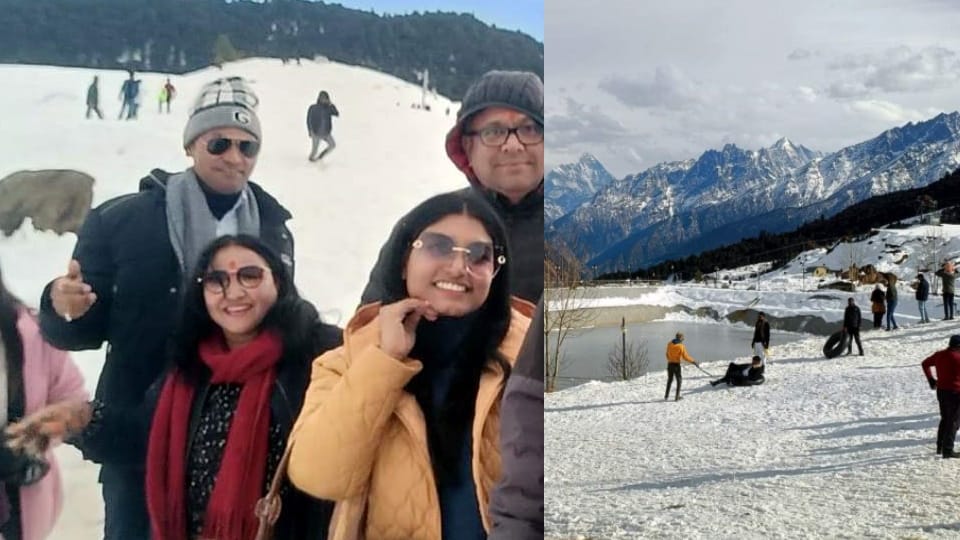 Uttarakhand Weather Update snowfall in Badrinath Hemkund Sahib Auli buzzing with tourists See Photos