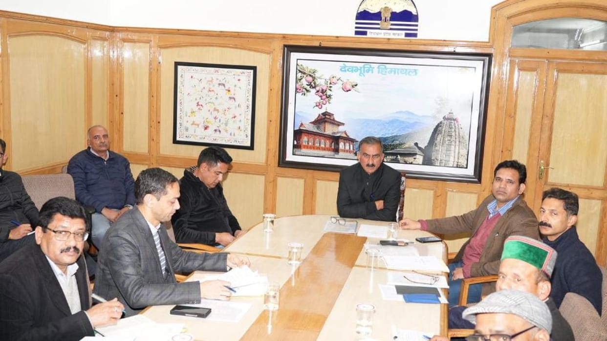 CM Sukhvinder Singh Sukhu said considering shifting HPTDC office from Shimla to Dharamshala