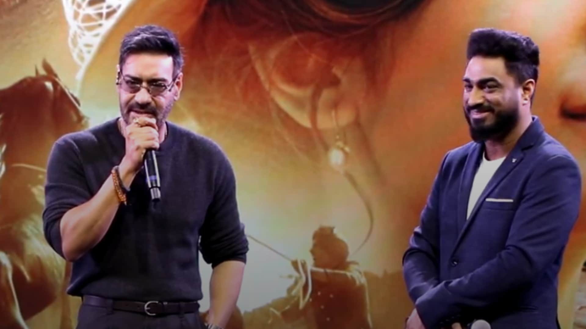 Ajay Devgn Film Azaad Trailer Launch Event Starring Aaman Devgan Rasha Thadani