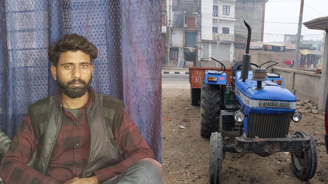 miscreants looted 30 thousand rupees from a farmer who was going after selling sugarcane