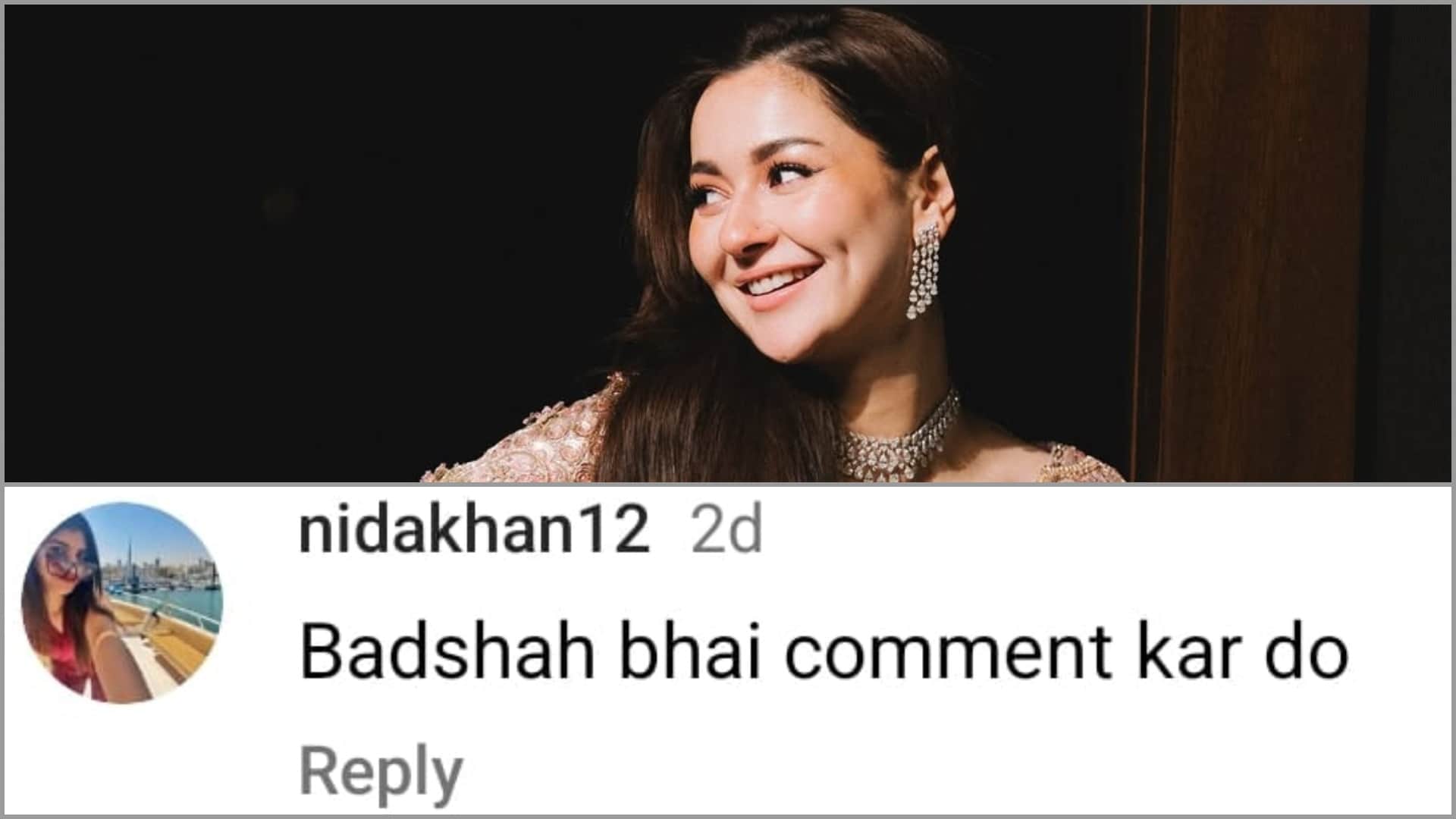 Pakistani actress hania amir dance on chikni chameli in saree shared video users comment badshah name