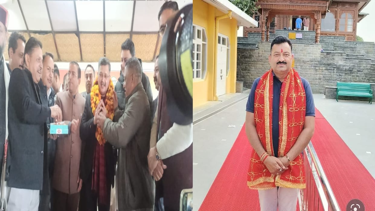 Sachin Sharma Kangra and Krishan Chandel given command of Bilaspur BJP president