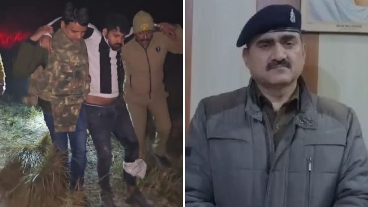 Encounter criminal in jaunpur bullet proof saved police 25 thousand bounty arrested