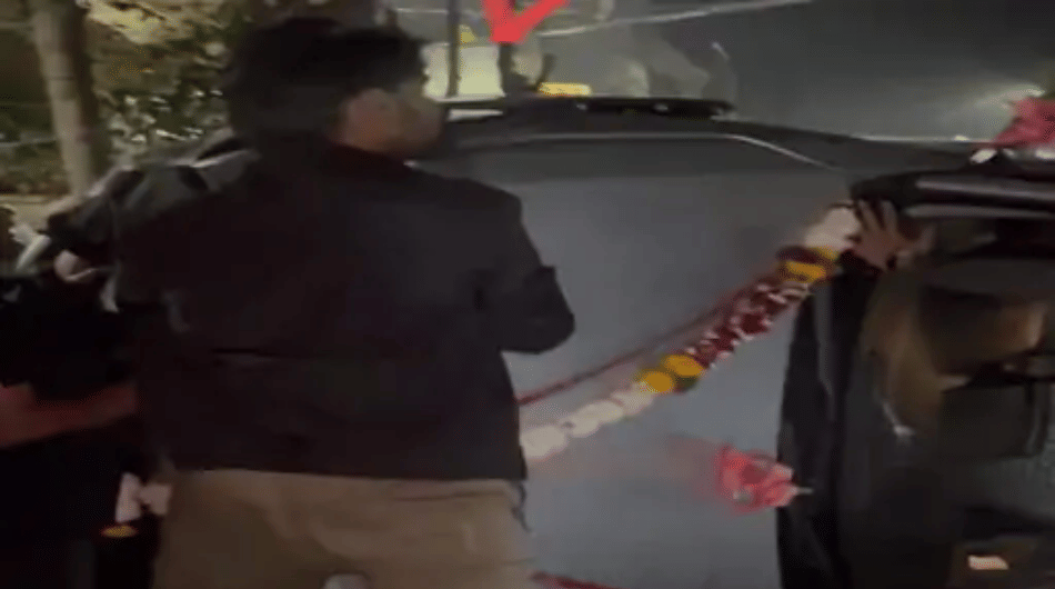 Indore news Car Crash Brand New Vehicle accident viral video