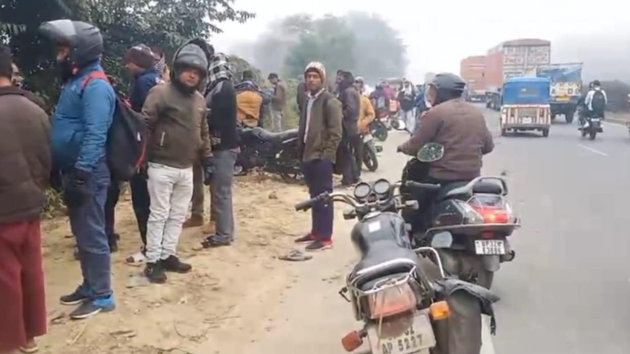 A man's dead body found in Bakshi Ka Talab in Lucknow.