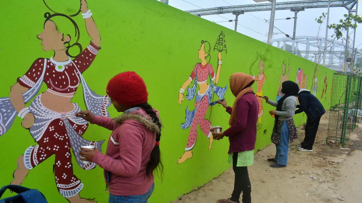 Mahakumbh: Artworks installed at Mazaar Tiraha telling the story of Kumbh, Martyr Wall will be the center of a