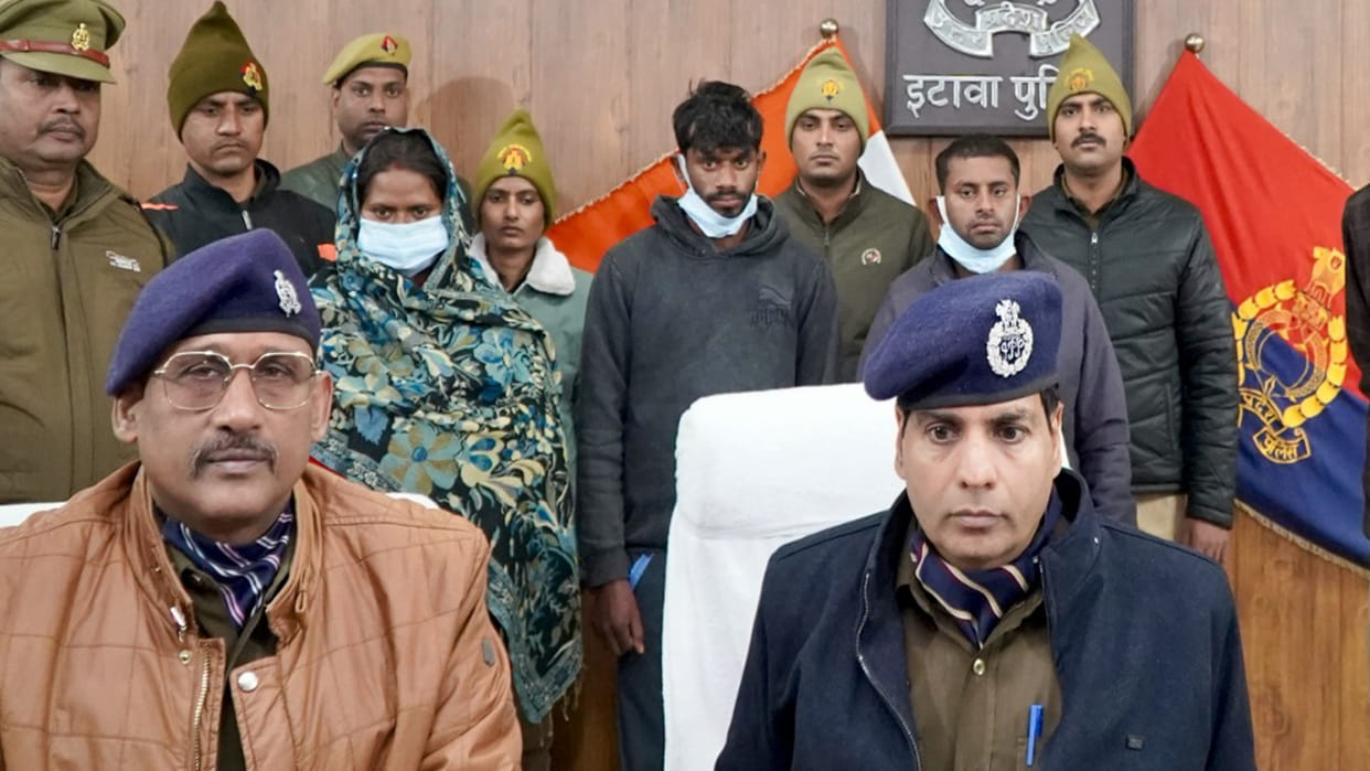 Etawah: Woman had given contract to lover to kill her husband