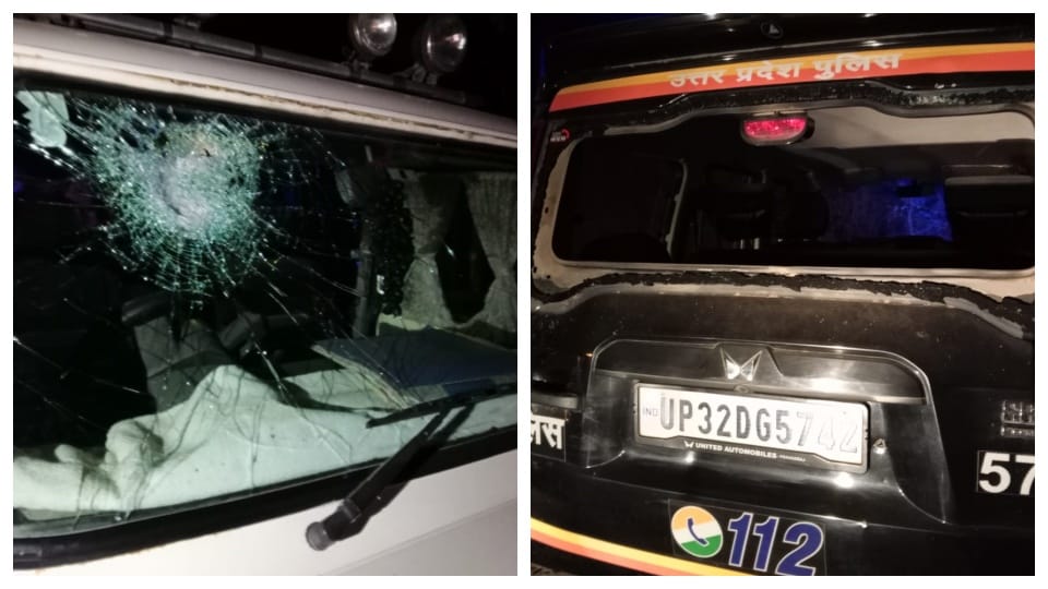 70 villagers attack on police in Kannauj PRV damaged
