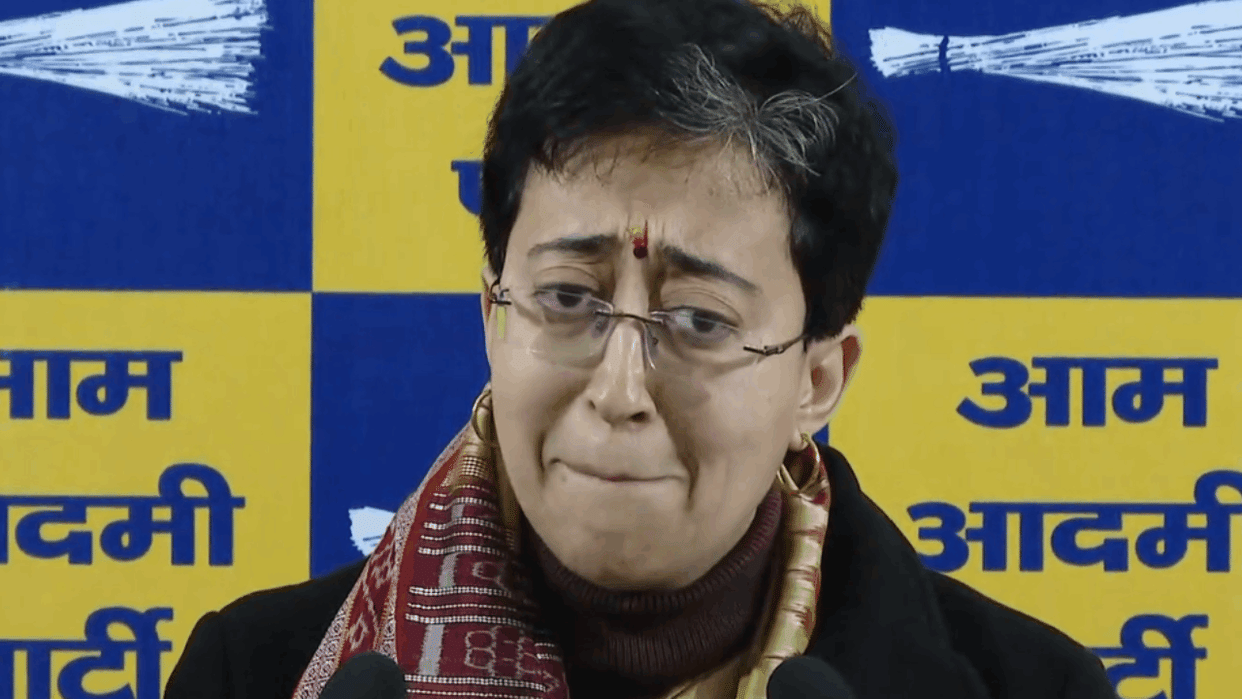 CM Atishi became emotional on Ramesh Bidhuri statement during press conference delhi election 2025