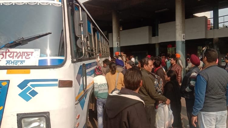 Buses Strike In Punjab Rush In Isbt Chandigarh Ctu Buses Are Full – Amar Ujala Hindi News Live
