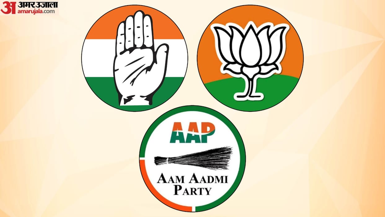 Delhi Elections 2025: BJP fighting with AAP...eyes on Congress