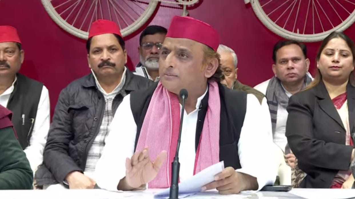 Akhilesh Yadav News: Akhilesh Yadav addressed media in Lucknow today.