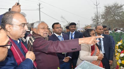 Pragati Yatra CM Nitish Kumar gave gift of crores to Siwan inaugurated 122 schemes