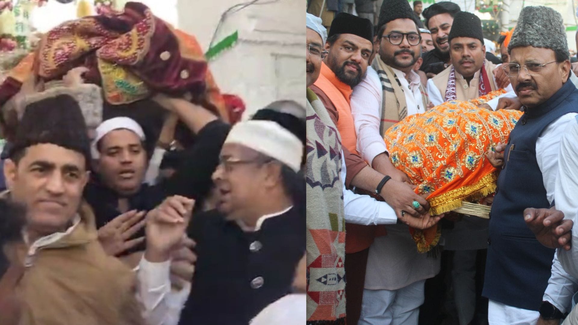 चादर की गई पेश