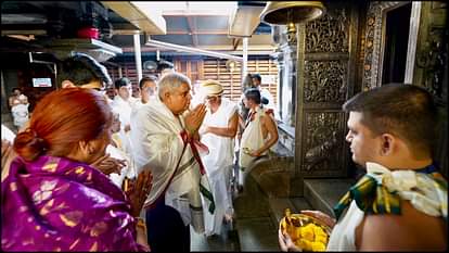 श्री मंजूनाथ मंदिर में उपराष्ट्रपति जगदीप धनखड़