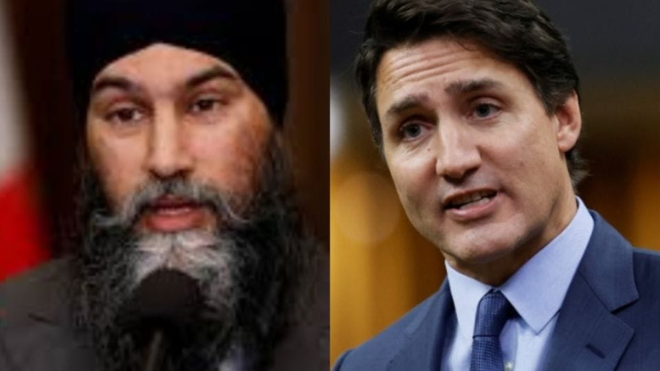 NDP leader Jagmeet Singh says on Trudeau's resignation announcement Liberals should not get another chance