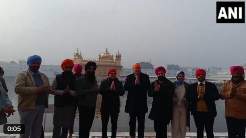 Ambassador of Argentina and Uruguay visit to Golden temple