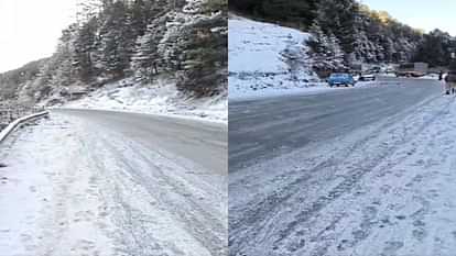 Himachal Weather: Snowfall affected the movement to upper Shimla today, rainfall and snowfall forecast again