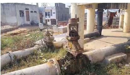 The supply valve was not changed due to the poor management of the water supply department