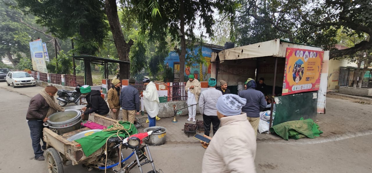 Farmers protest: Dharna continues at the Collectorate, adamant even in the cold regarding these demands