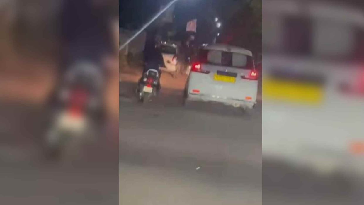 Jaipur News: Driver's madness created panic, threw the young man on ca bonnet and drove at a speed of 100 km/h