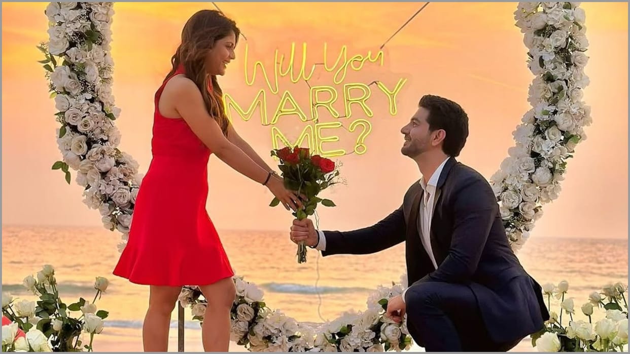 Imlee actress Megha Chakraborty announces her marriage with sahil phull shared proposal pictures