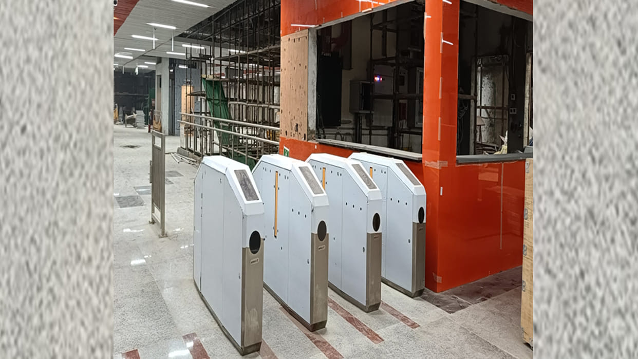 Kanpur: Automatic fare collection gates installed in metro stations from Chunniganj to Ghantaghar