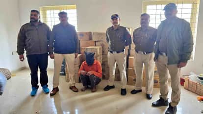 Mandsaur: Naya Abadi police station seized 52 boxes of illegal liquor worth Rs 20 lakh